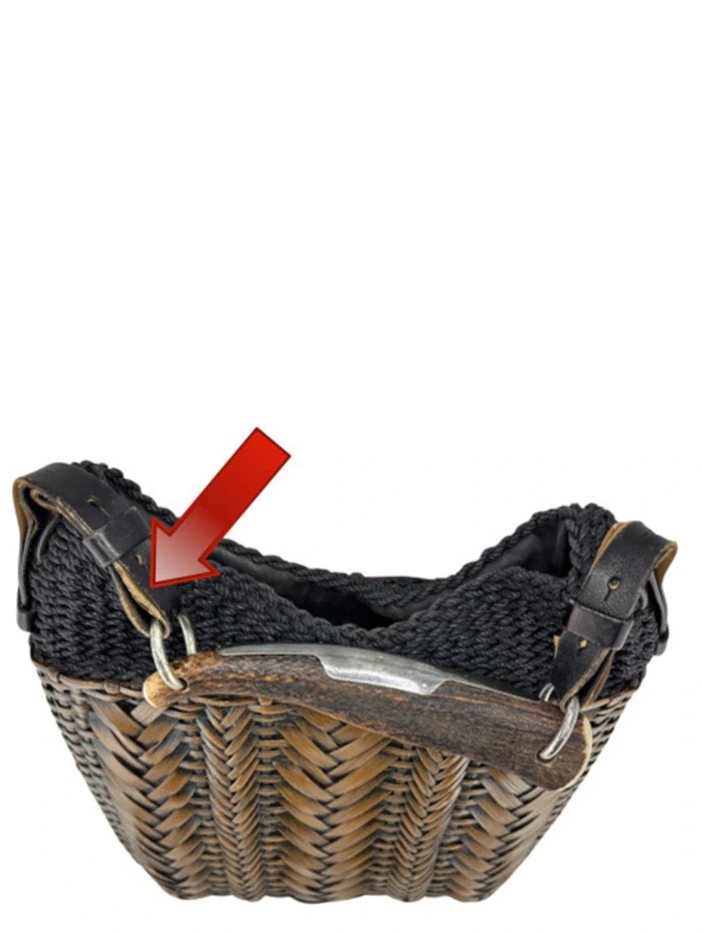 Yves Saint Laurent Wicker Mombasa Shoulder Bag